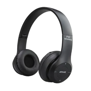 Bluetooth fejhallgató, headset + Mp3-lejátszó + FM rádió összehajtható fejpánttal