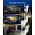 Jortan 360° WiFi okos biztonsági kamera – dupla lencse, 6MP ultra HD felvétel, telefonos applikáció