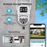 Jortan 360° WiFi okos biztonsági kamera – dupla lencse, 6MP ultra HD felvétel, telefonos applikáció